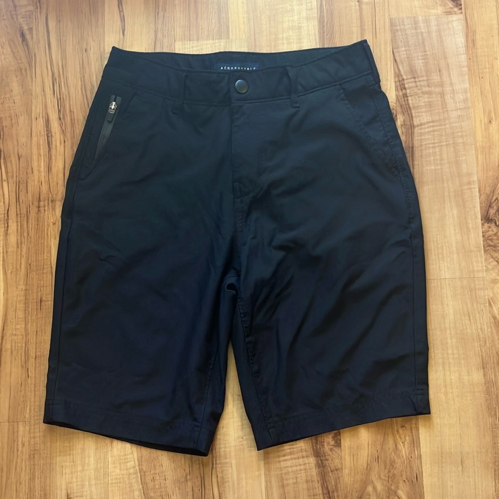 Black mens aeropostale shorts